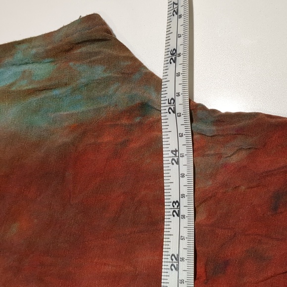 1X/2X Conjuring Silk Tie Dye Dress - Picture 7 of 8